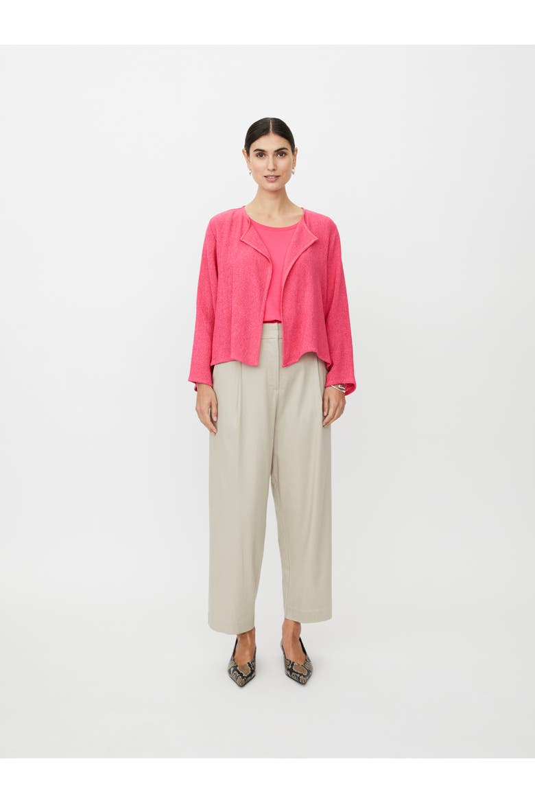 MaJulitta Open Front Cardigan, Alternate, color, Carmine