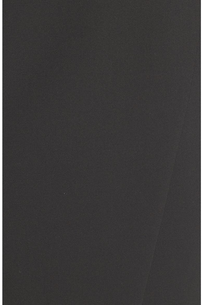 Dylea Belted Faux Wrap Sheath Dress, Alternate, color, BLACK