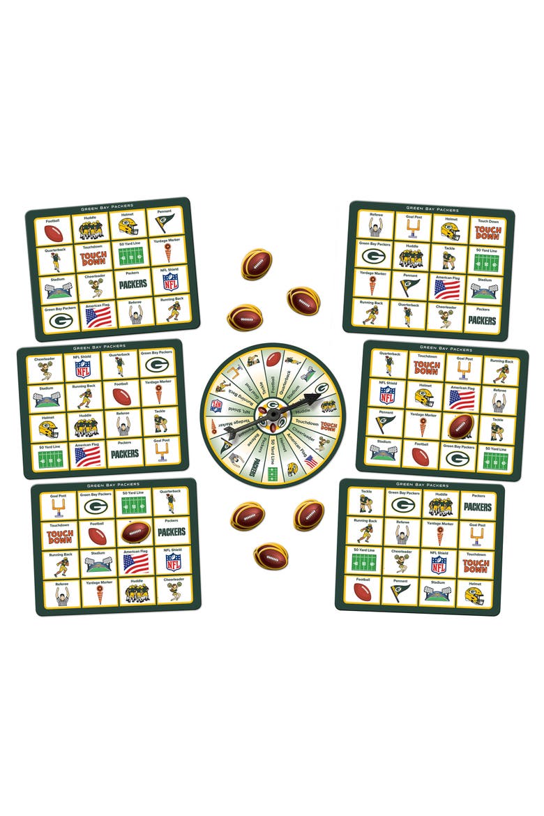 Green Bay Packers NFL Bingo Game, Alternate, color, Multicolor