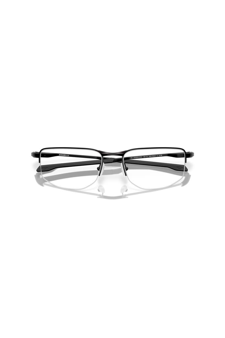 56mm Rectangle optical glasses, Alternate, color, Black