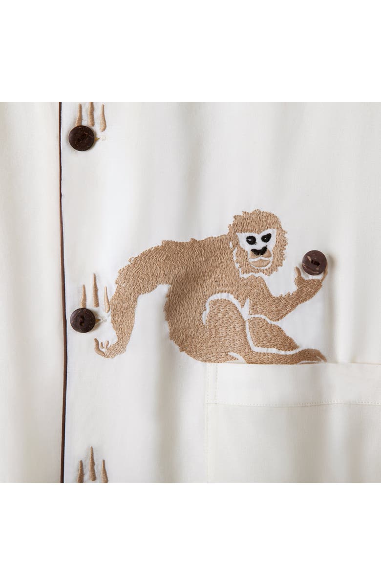 Tombolo Monkey Business, Alternate, color, Vanilla