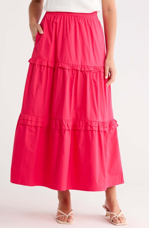 Isabel Ruffle Maxi Skirt