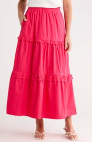 SUGARLIPS Isabel Ruffle Maxi Skirt
