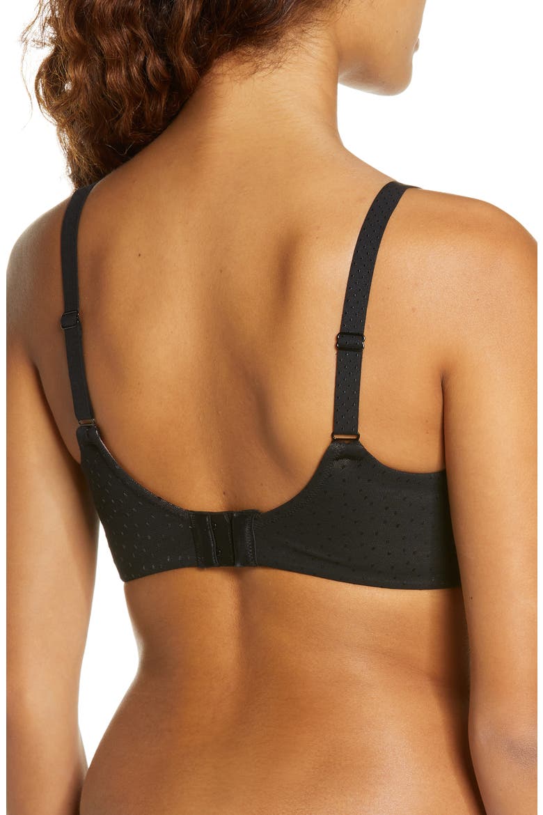 Back Appeal™ Wirefree T-Shirt Bra, Alternate, color, BLACK