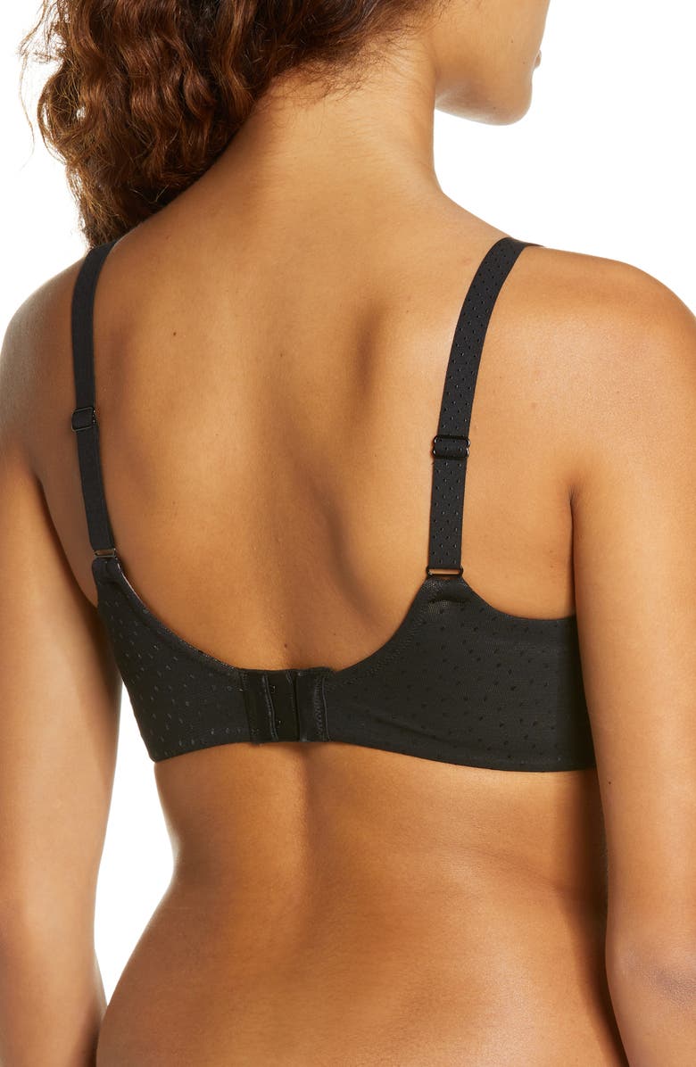 Wacoal Back Appeal<sup>™</sup> Wirefree T-Shirt Bra, Alternate, color, Black