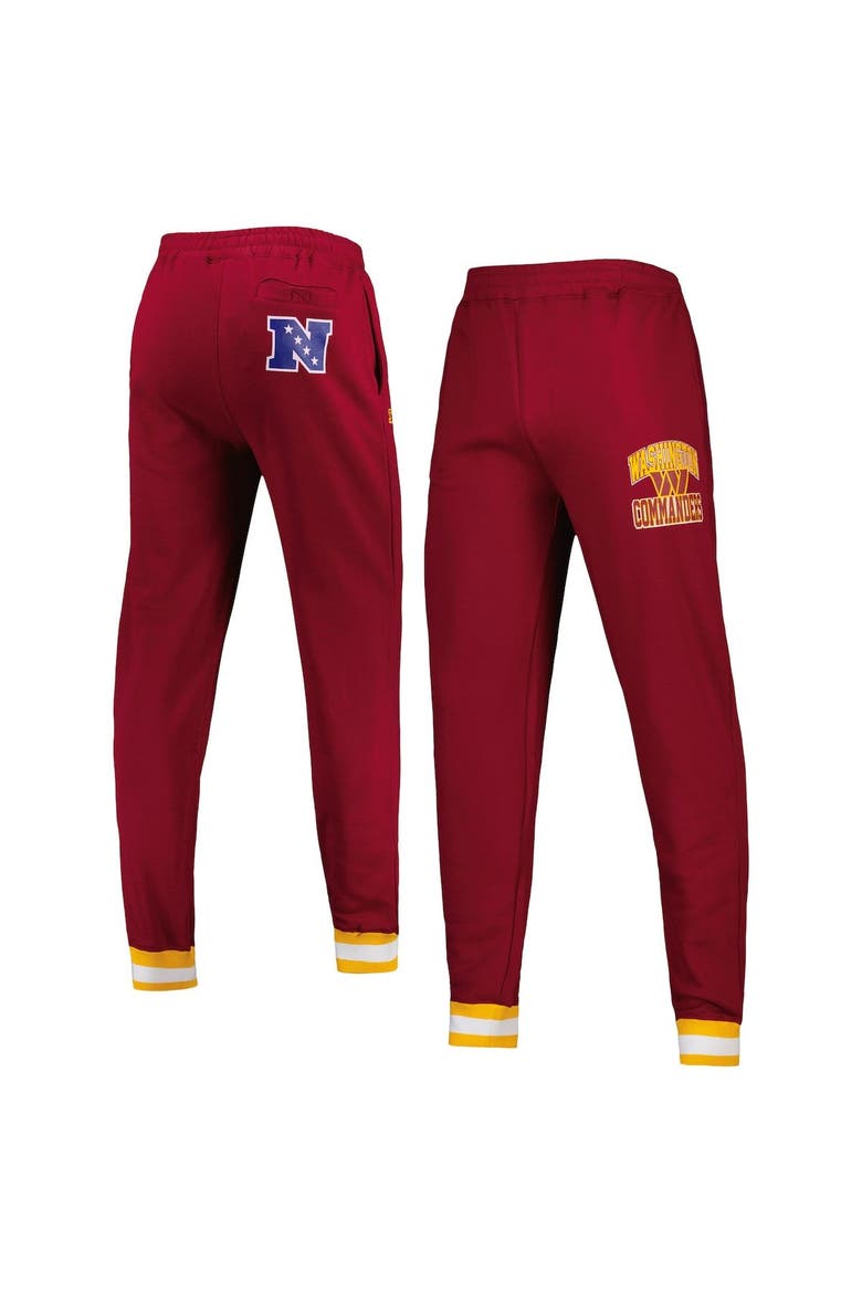 Men's Starter Burgundy Washington Commanders Blitz Fleece Jogger Pants, Main, color, Burgundy