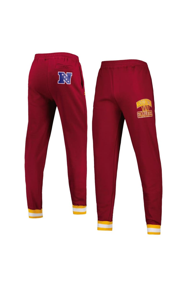 STARTER Men's Starter Burgundy Washington Commanders Blitz Fleece Jogger Pants, Main, color, Burgundy
