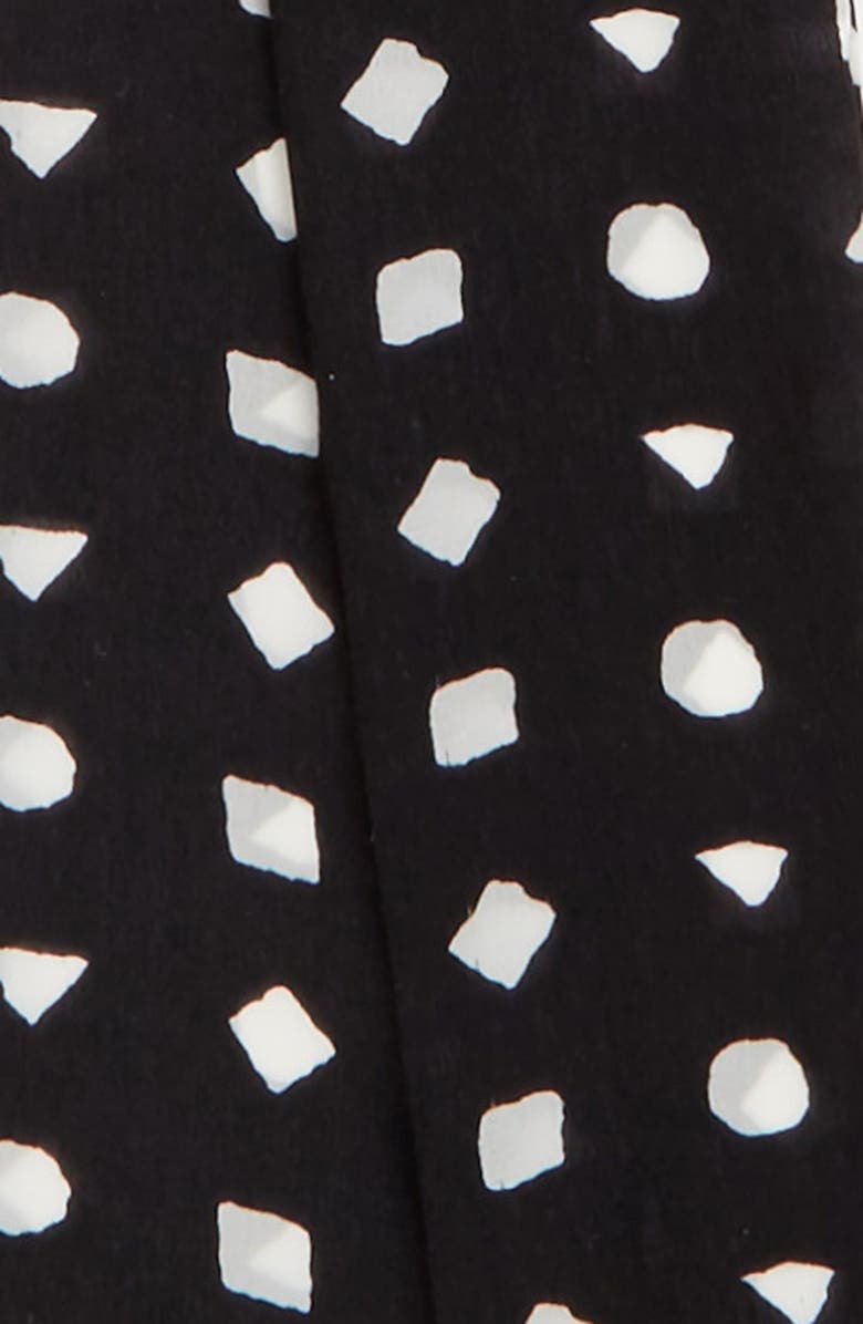 Vince Camuto 'Preppy Geo' Skinny Silk Scarf, Alternate, color, 