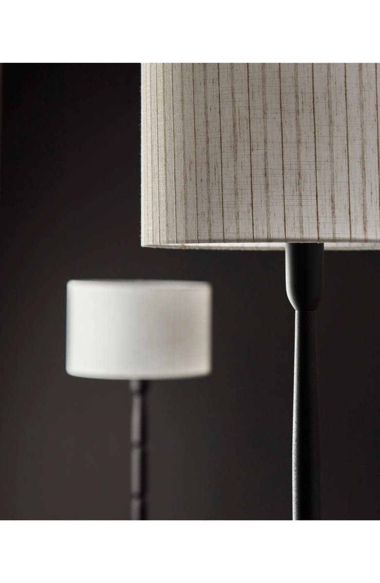ADESSO LIGHTING Nigel Floor Lamp, Alternate, color, Black