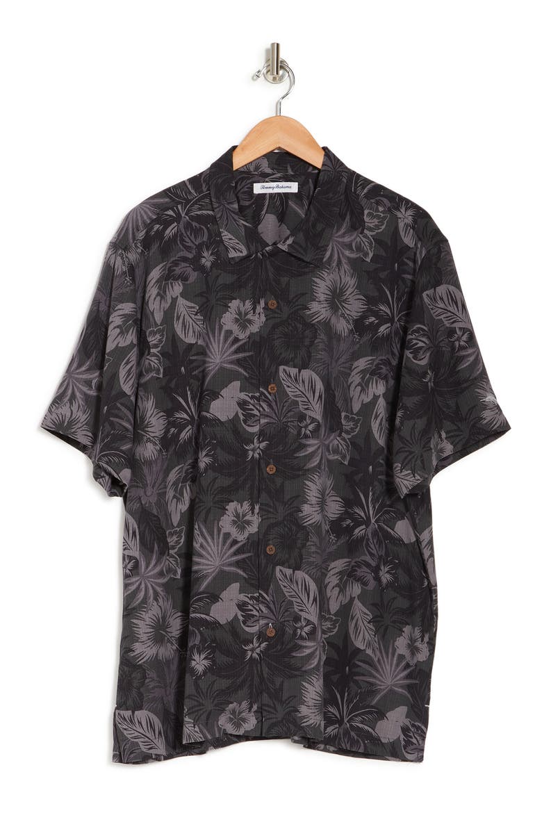 Core Values Short Tommy Bahama Core Fuego Floral Short Sleeve Regular Fit Silk Shirt (Men ...