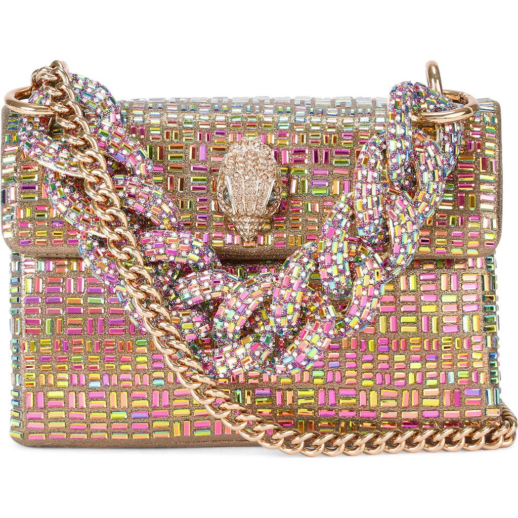 Kurt Geiger London Mini Kensington Bejeweled Crossbody Bag In Multi