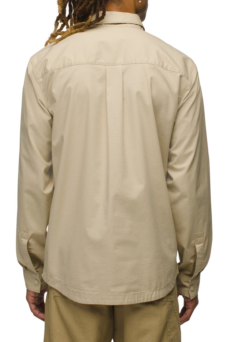 Palisades Ripstop UPF Snap Front Field Shirt, Alternate, color, SANDSTONE