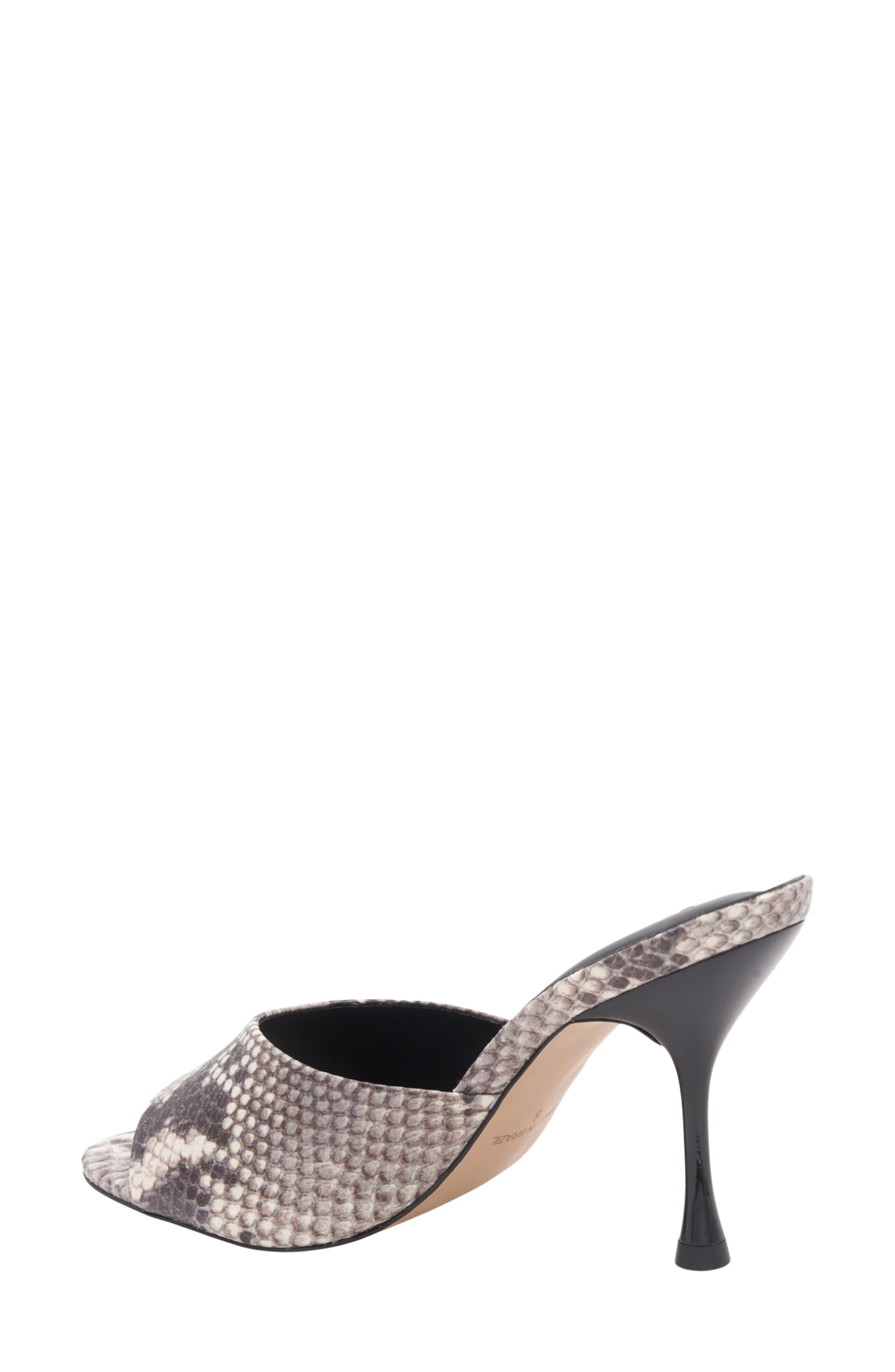 x Bre Tiesi Eve Slide Sandal, Alternate, color, PYTHON LEATHER