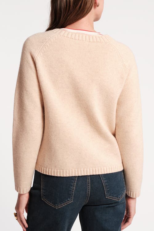 Frances Valentine Bouquet Cardigan In Neutral