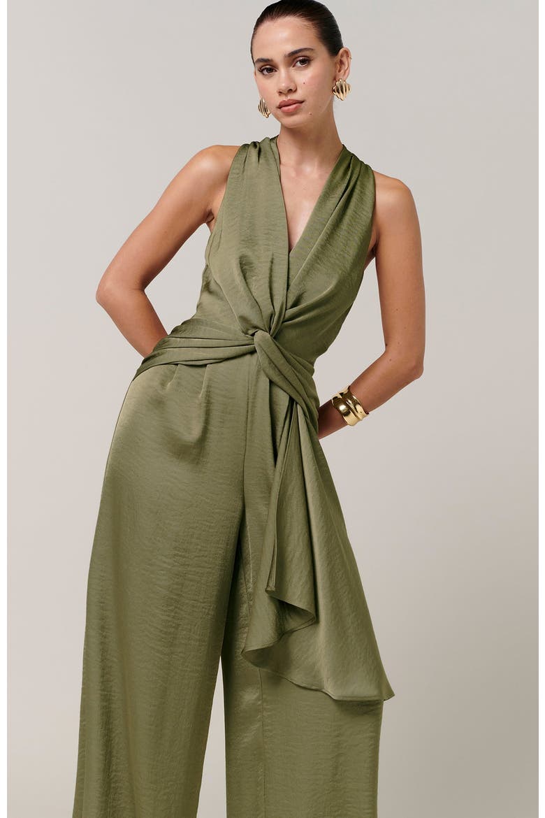 Hennie Jumpsuit, Alternate, color, Light Khaki