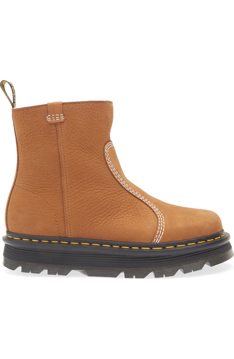 Dr. Martens Zebzag Rigger Boot, Alternate, color, Desert Brown