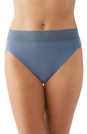 Wacoal Comfort Touch High Leg Briefs In Blue