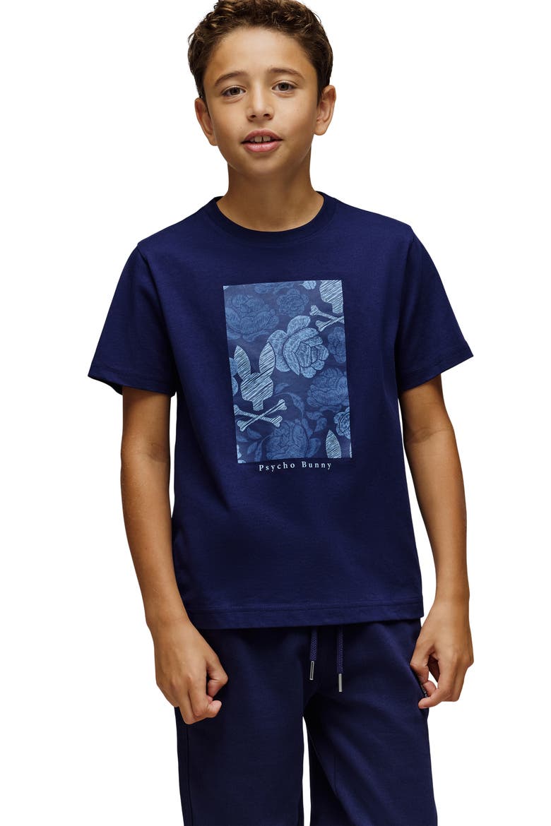 Kids' Rowen Graphic T-Shirt, Alternate, color, EVENING BLUE