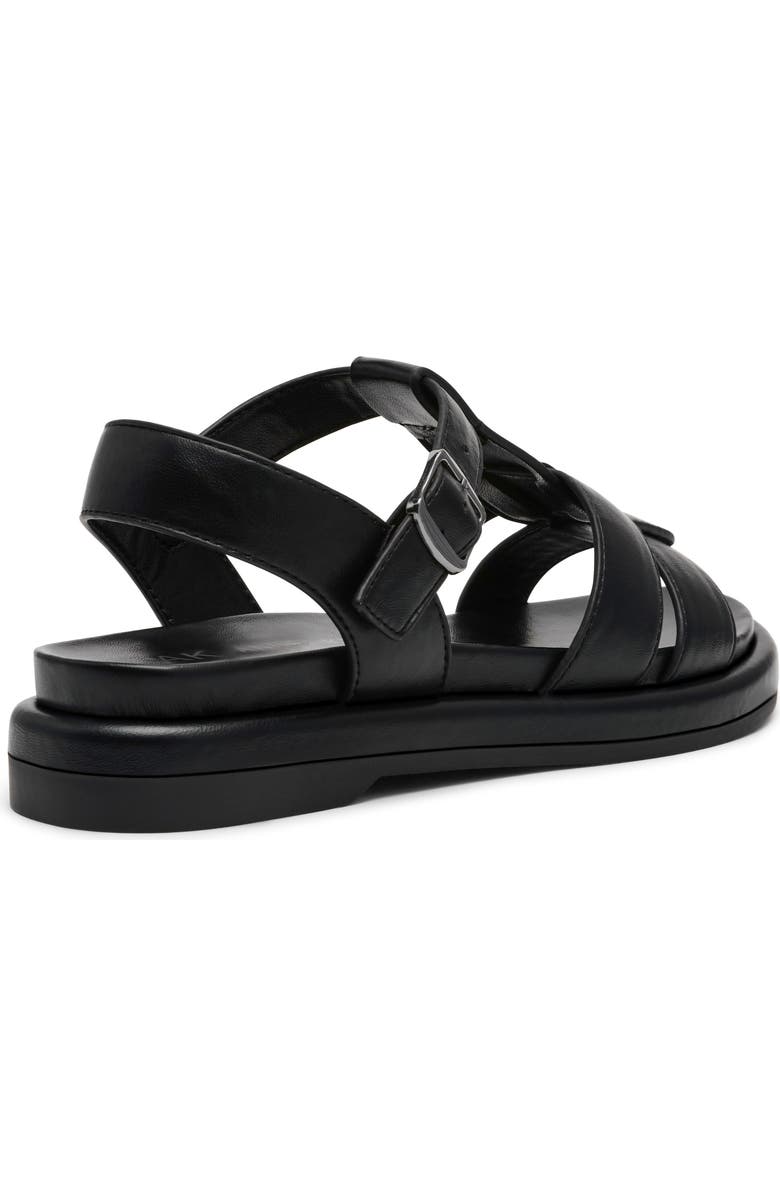 Anne Klein Emarent Sandal, Alternate, color, Black Nappa Pu