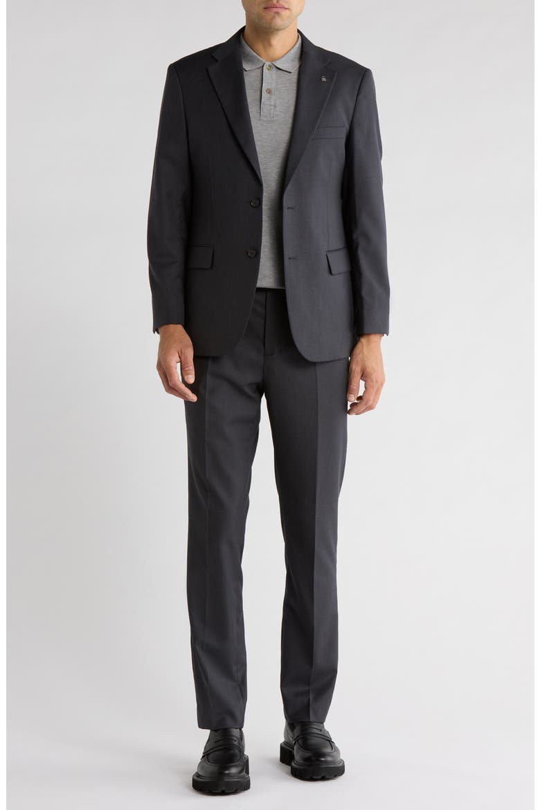 Charcoal Classic Fit Suit, Main, color, CHARCOAL