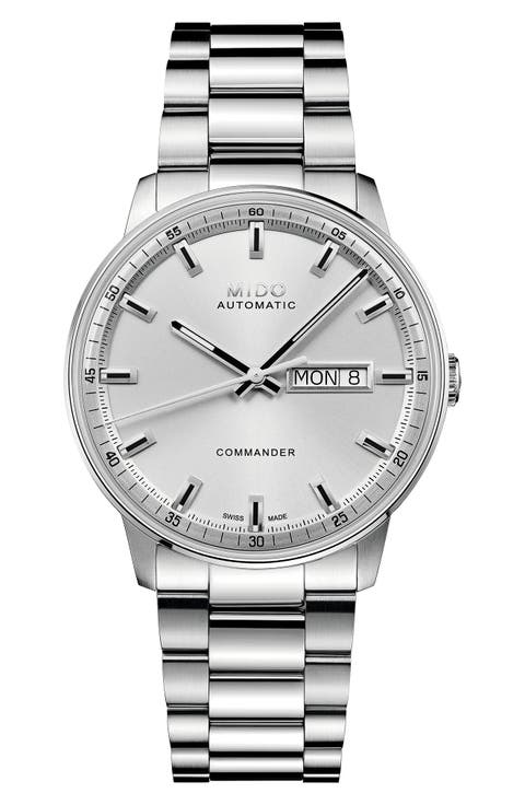 Commander Datoday Automatic Bracelet Watch, 40mm
