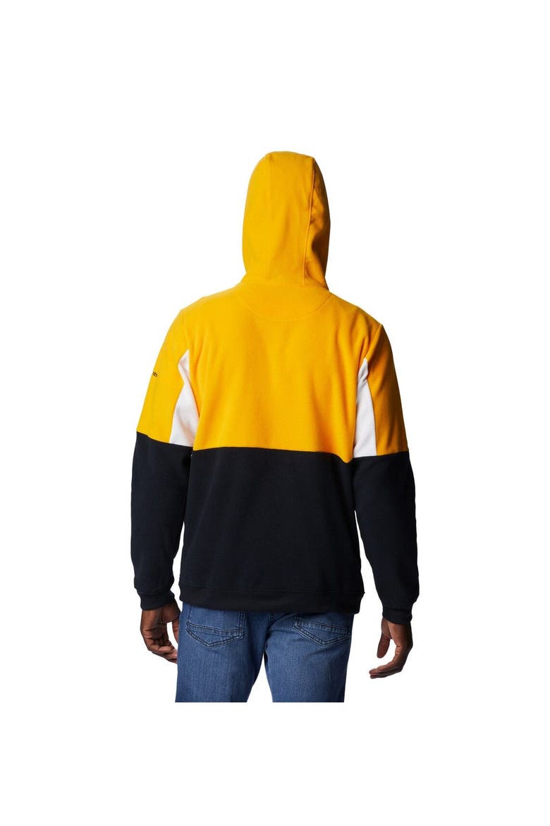 Men's Columbia Black Iowa Hawkeyes Lodge Quarter-Zip Hoodie, Alternate, color, Black