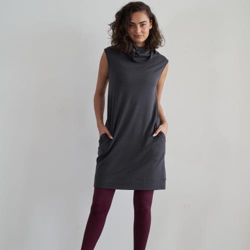 Eavolu Kakadu Sleeveless Tunic/dress In Slate