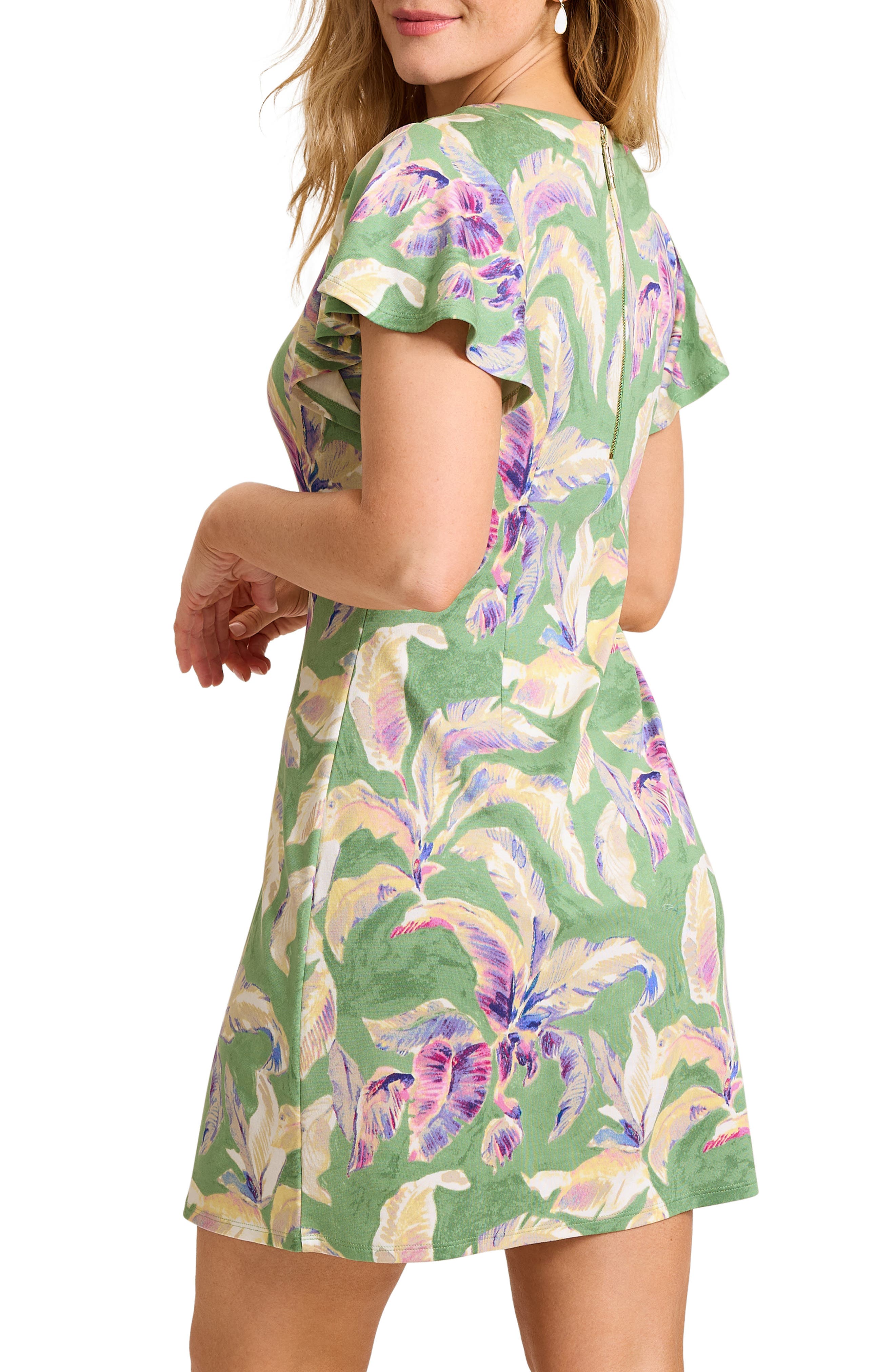 Darcy Norte Floral Stretch Ponte Dress - image 2