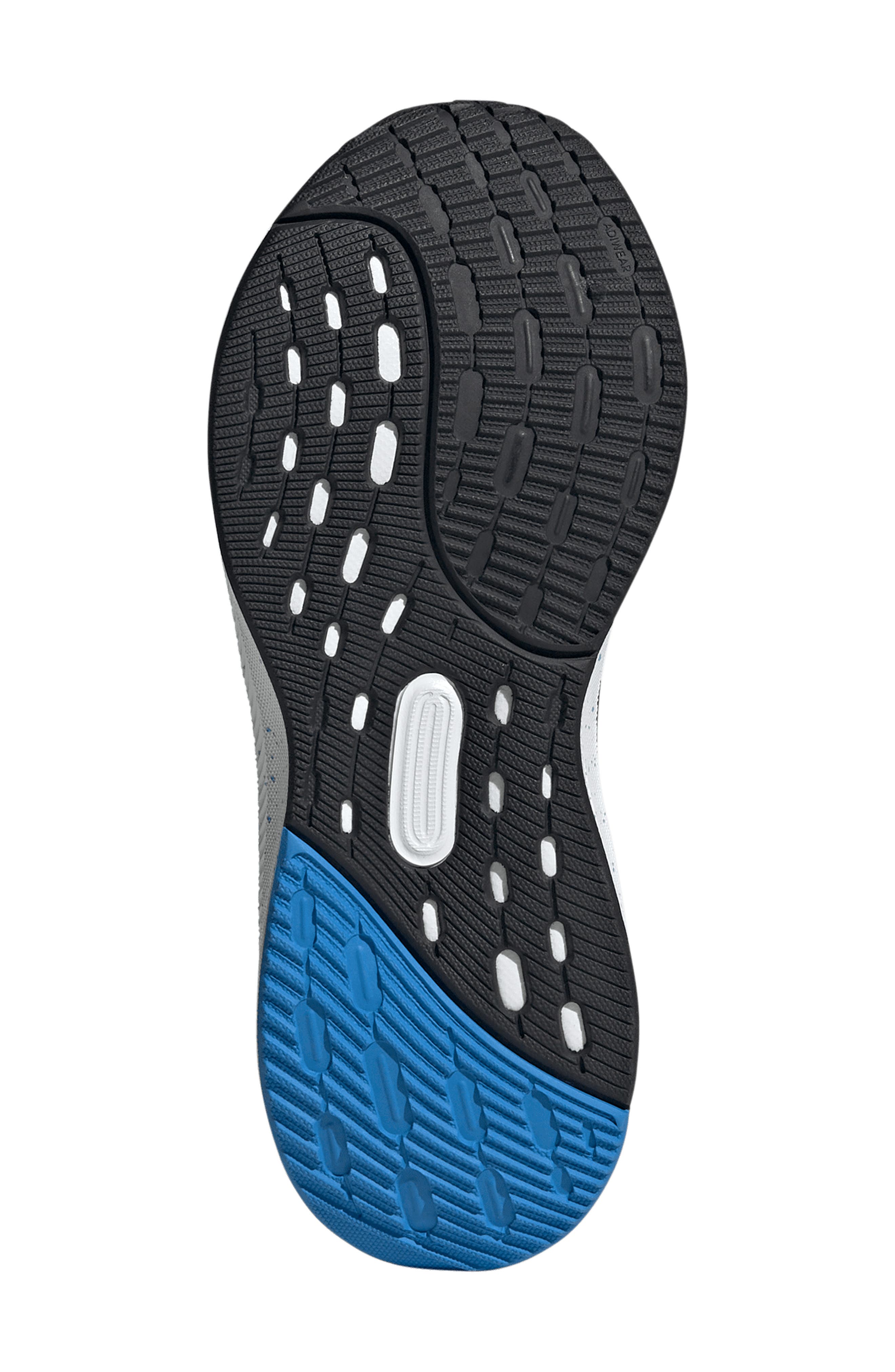 adidas Kids' Ultrarun 5 Sneaker, Alternate, color, Black/ White/ Lucid Ray Blue