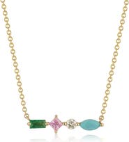 EF Collection Treasure Bar Pendant Necklace