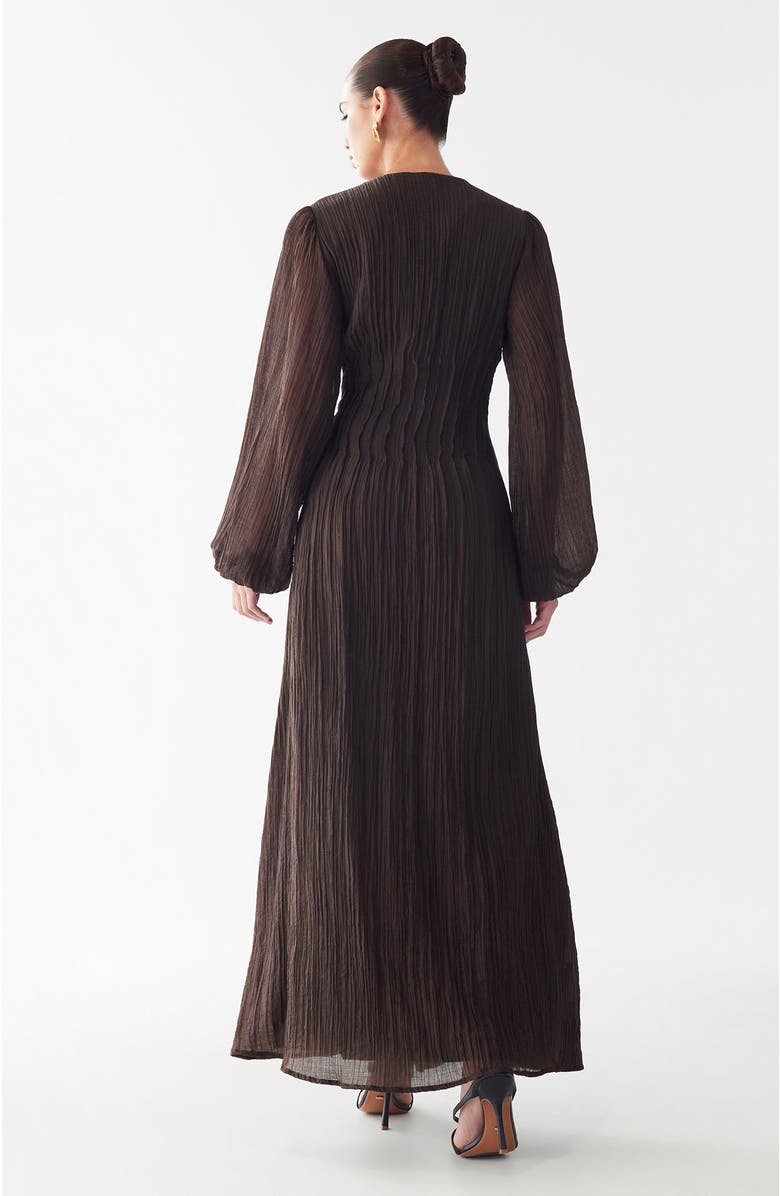 WILLA Palamino Dress, Alternate, color, Chocolate
