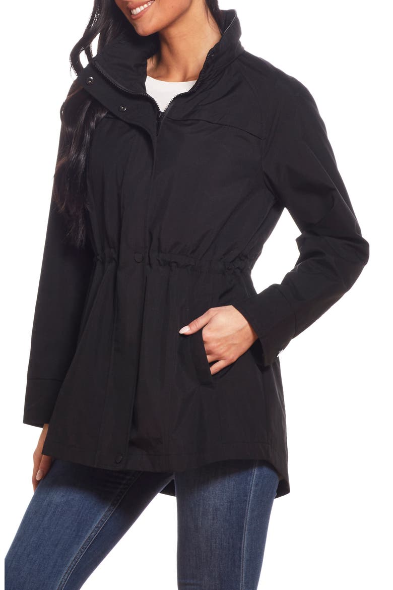 Water Resistant Packable Jacket, Alternate, color, BLACK