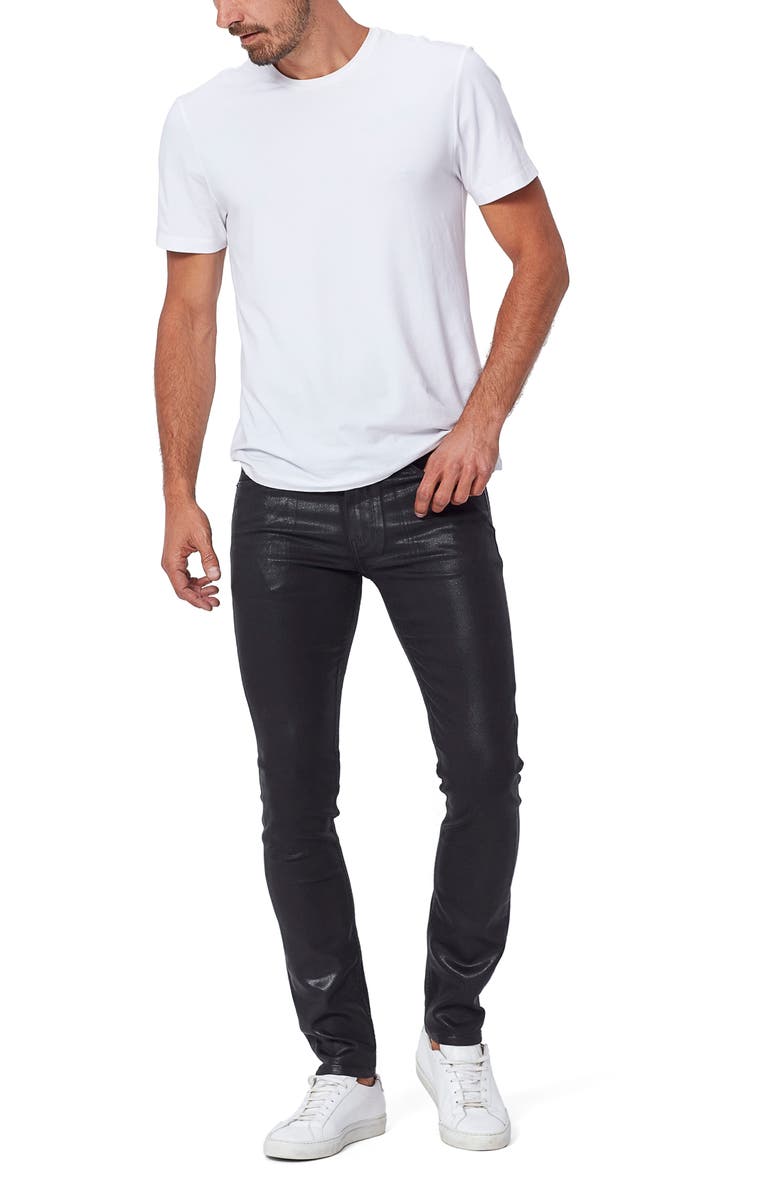 PAIGE Lennox Transcend Coated Slim Fit Jeans, Alternate, color,