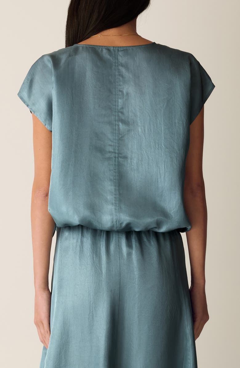 Eileen Fisher Cap Sleeve Woven Shirt, Alternate, color, 