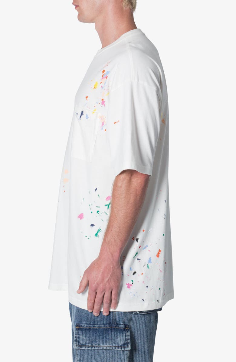mnml Paint Spatter Cotton Pocket T-Shirt, Alternate, color,
