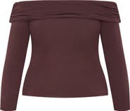 City Chic Jojo Off the Shoulder Top