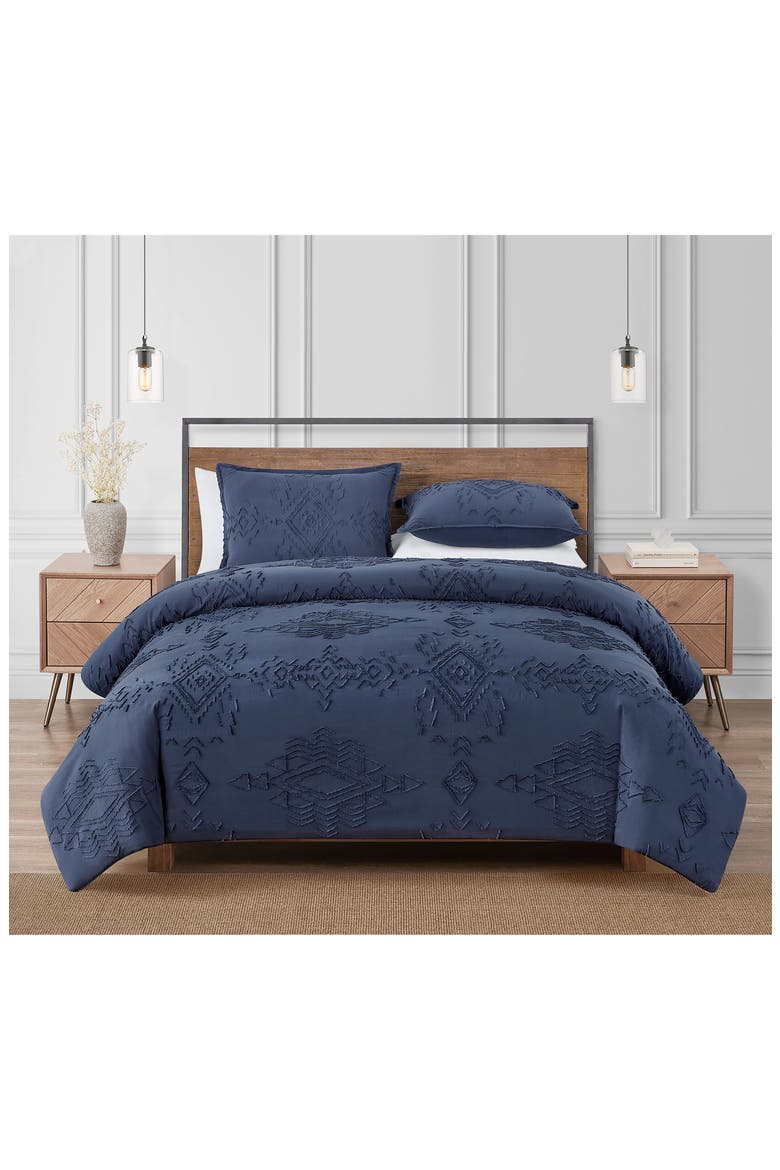 Rock Point Comforter & Shams Set, Main, color, NAVY