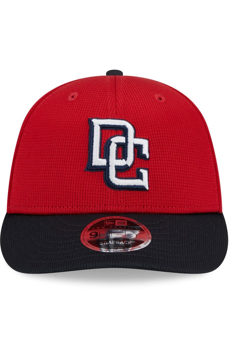 New Era Men's New Era Red Washington Nationals 2024 Batting Practice Low Profile 9FIFTY Snapback Hat, Alternate, color,
