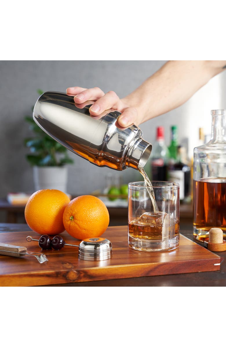 Viski Heavyweight Cocktail Shaker, Alternate, color, Harrison