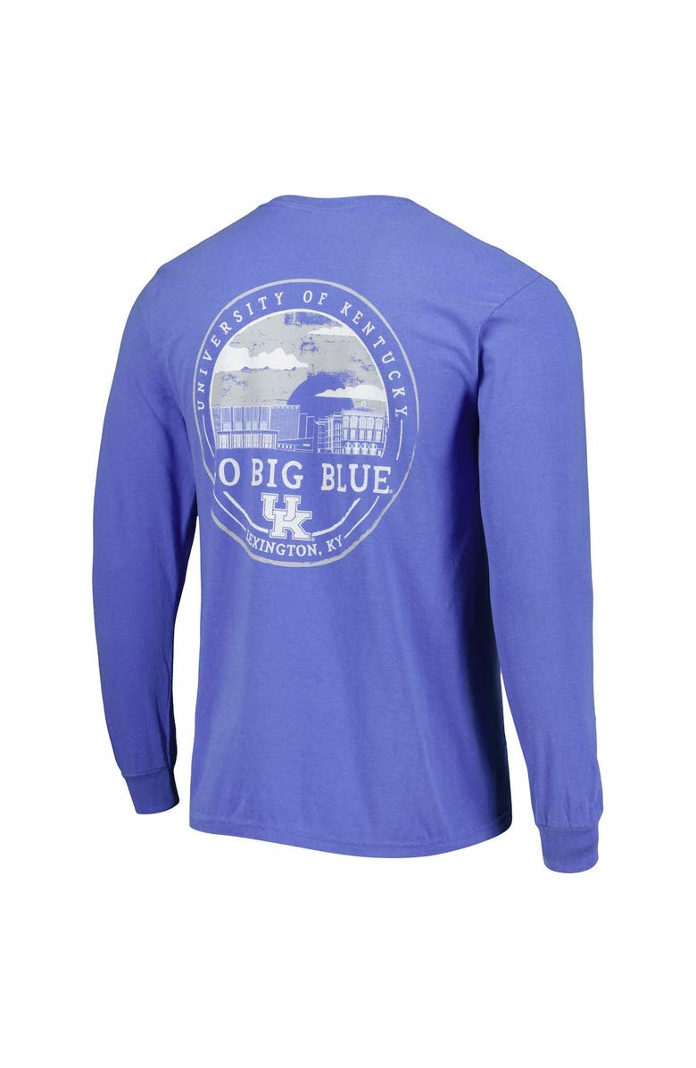 IMAGE ONE Men's Royal Kentucky Wildcats Circle Campus Scene Long Sleeve T-Shirt, Alternate, color, 