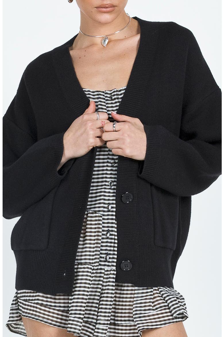 Burke Cardigan, Main, color, BLACK