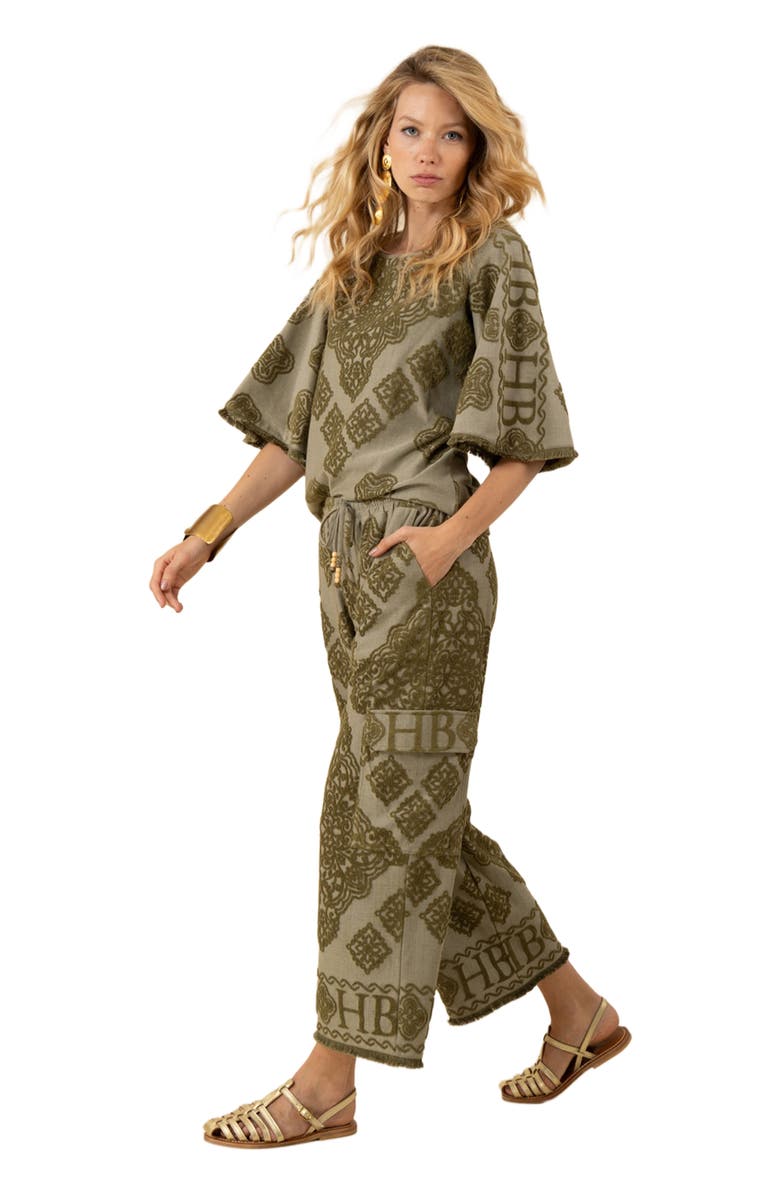 Hale Bob Jayda Jacquard Pant, Alternate, color, 