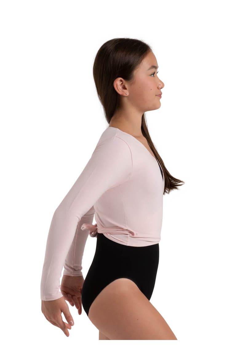 Wrap Top, Alternate, color, light/pastel pink