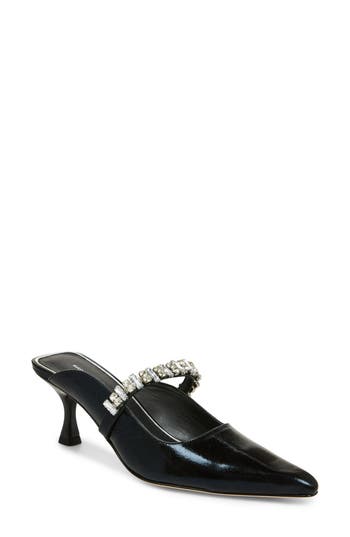 Kaanas Agatha Pointed Toe Pump In Black
