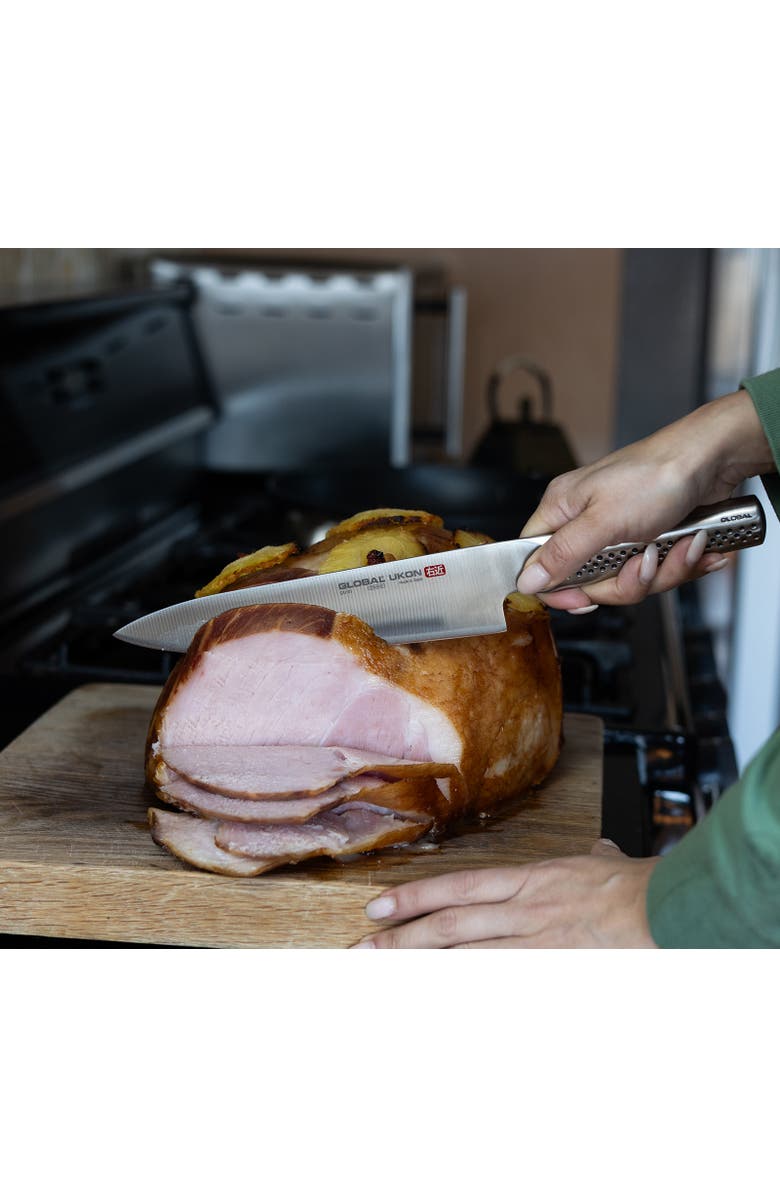 GLOBAL UKON 8" Chef
s Knife, Alternate, color, Silver