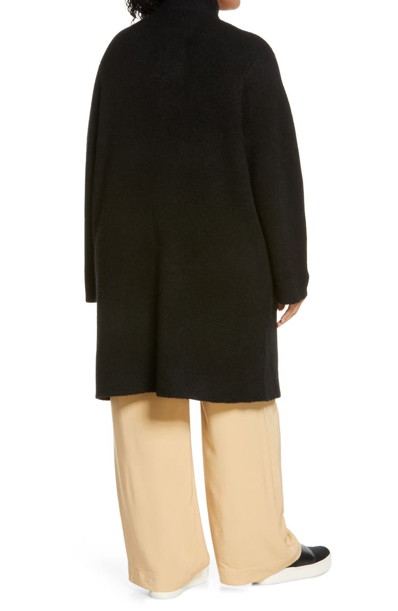Vince Clean Edge Wool & Alpaca Blend Coat, Alternate, color,