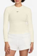 Nike Chill Raglan Sleeve Rib & Jersey Top