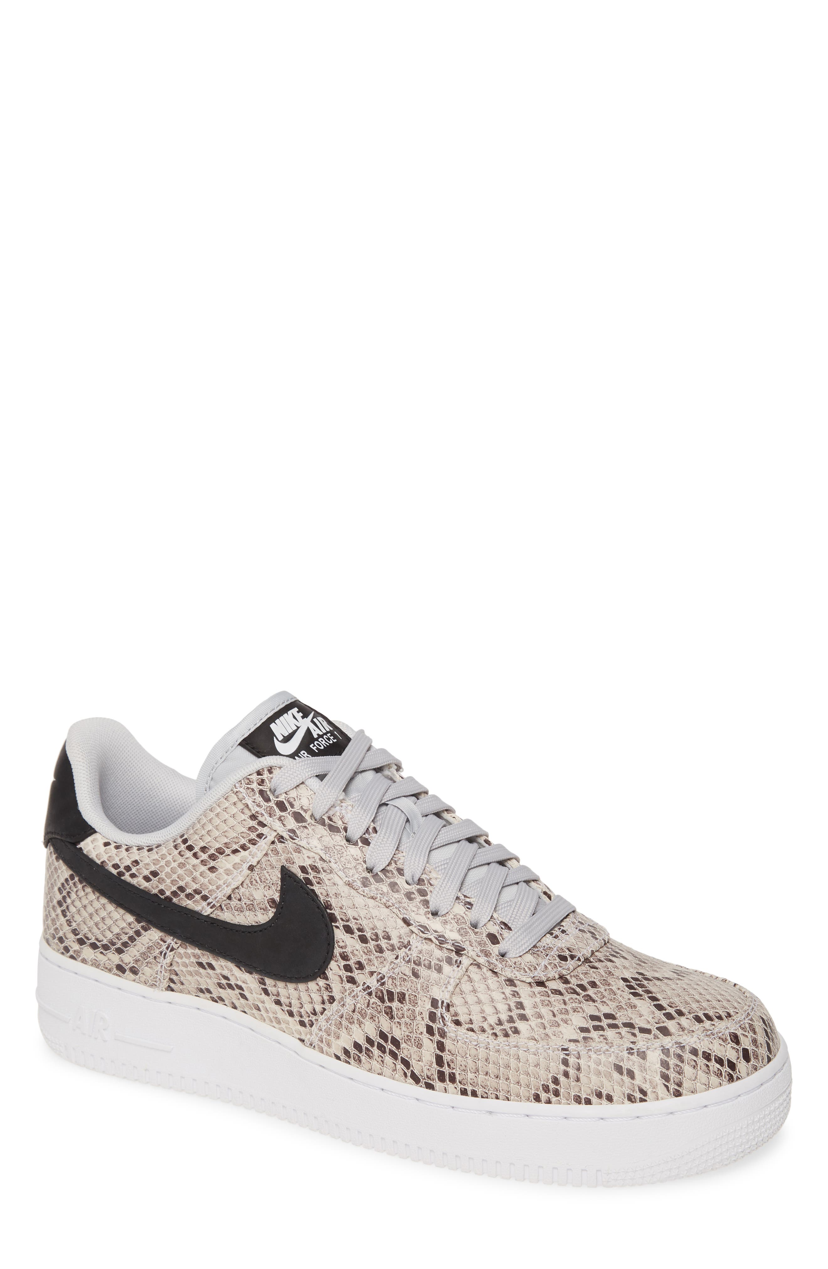 Air Force 1 '07 Premium Sneaker, Main, color, WHITE/ BLACK/ PURE PLATINUM