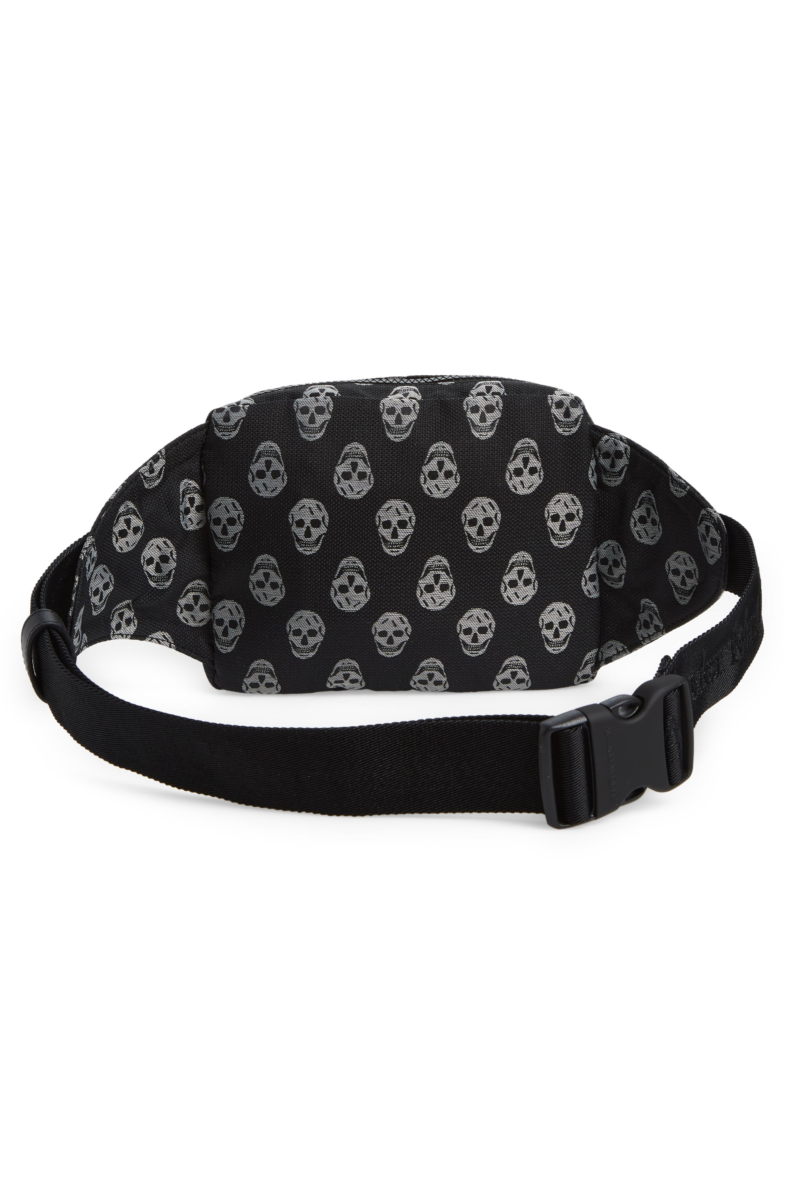 McQueen Alexander McQueen Skull Belt Bag, Alternate, color, 