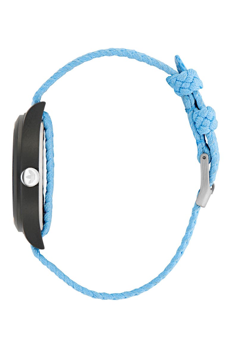 AO Style Blue Basketball Dial Webbing Strap Watch, 39mm, Alternate, color, BLUE